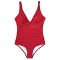 thumbnail image 4 of LSLJS Women's Fashion Matching Multi-color Printed Swimsuit Tight Fitting And Gathering Swimsuit, 4 of 7