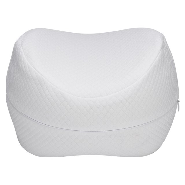 Household Memory Foam Knee Support Leg Pillow Cushion for Sleeping Pain Relief White