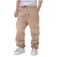 thumbnail image 2 of Pantalons de Jogging pour Garçons Enfants avec Cordon de Serrage Performance Athlétique avec Poches, 2 of 6
