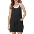 thumbnail image 1 of Timegard Toddler Girl Clothes 1 Piece Scoop Neck Sleeveless Rompers Shorts Outfits Comfy Solid Color Summer, 1 of 6