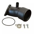 thumbnail image 4 of BD Diesel 1045630 Turbocharger Intercooler Pipe  3-1/2 Inch Diameter; Powder Coated; Black; Stainless Steel; With Two M8-1.25 X 30 Millimeter Flange Bolt And O-Ring, 4 of 5