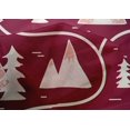 thumbnail image 5 of oneOone Cotton Silk Magenta Fabric Mountain Pattern Sewing Craft Projects Fabric Prints By Yard 42 Inch Wide, 5 of 5