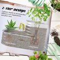 thumbnail image 4 of Outsunny 2-Tier Raised Garden Bed Galvanized Planter Box w/ Safety Edge, 4 of 10