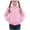 Pink, variant on Tranfacy Zip Up Hoodie Girls Hoodies Pullover 2-15 Years Solid Color Fashion Casual Winter Fleece Long Sleeve Hooded Zipper Sweatshirt with Pockets