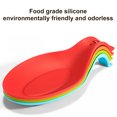 thumbnail image 2 of QualitChoice Silicone Spoon Rest Heat Resistant Teabag Tidy Holder Cooking Dish Home Yellow 1Set, 2 of 6