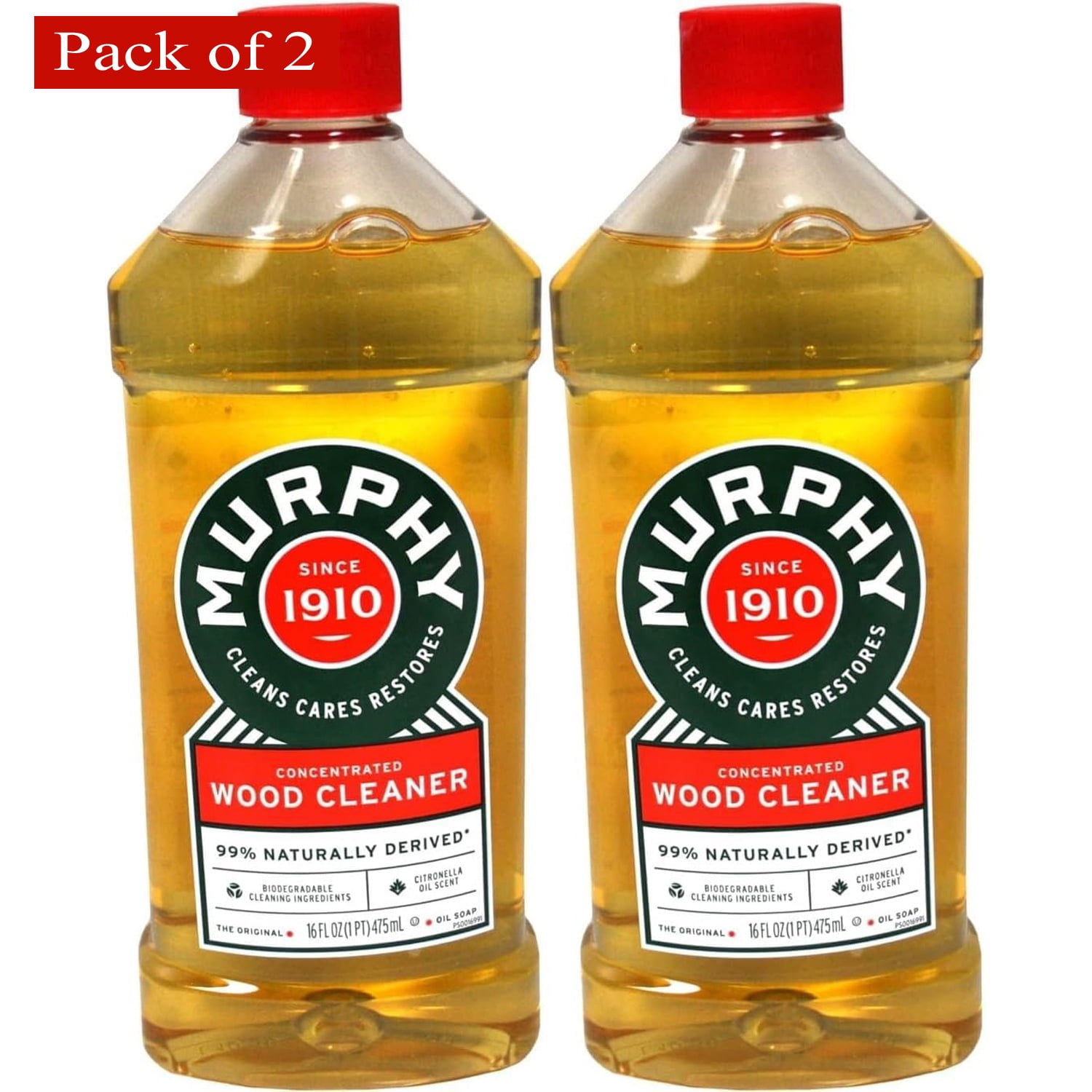 Murphy Oil Soap, Original Formula 16 fl oz (473 ml) - Pack of 2 by Murphy Oil Soap