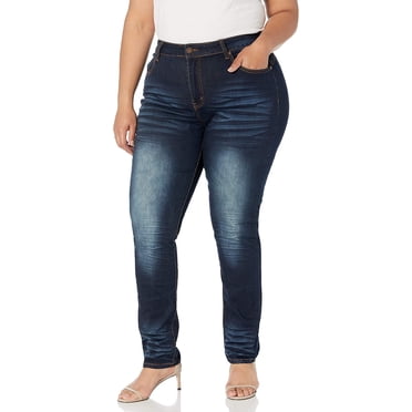 Cover Girl Skinny Jeans for Women Juniors or Plus Dark Denim