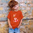thumbnail image 2 of TZEWGL Hauts pour Enfants Imprimé Graphique Col Rond Manches Courtes Ample pour Filles Garçons Taille 4-5T, 2 of 4