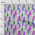 thumbnail image 2 of oneOone Georgette Viscose Purple Fabric Beach Boat Sewing Craft Projects Fabric Prints By Yard 42 Inch Wide, 2 of 4