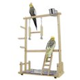 thumbnail image 1 of Tall Parrot Bird Play Shelf Playground with Swinging Ladder, 1 of 5