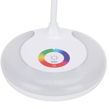Fdit Lampe de Table RVB, Fournitures de Bureau 900 Lx Lampe de Table à DEL à Gradation Tactile, Gradation à 3 Niveaux pour Chambre