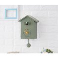 thumbnail image 2 of tredstone Cuckoo Telling Time Silent 2-arm Sweeping Wall Clock Bedside Clock Green 15x9x25cm, 2 of 6