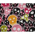 thumbnail image 4 of oneOone Polyester Lycra Black Fabric Skull Craft Projects Decor Fabric Printed By The Yard 56 Inch Wide, 4 of 4