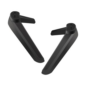 Miulika 2Pcs TV Pieds de base TV Monter le support TV Pieds de piédestal pour la plupart des télévisions