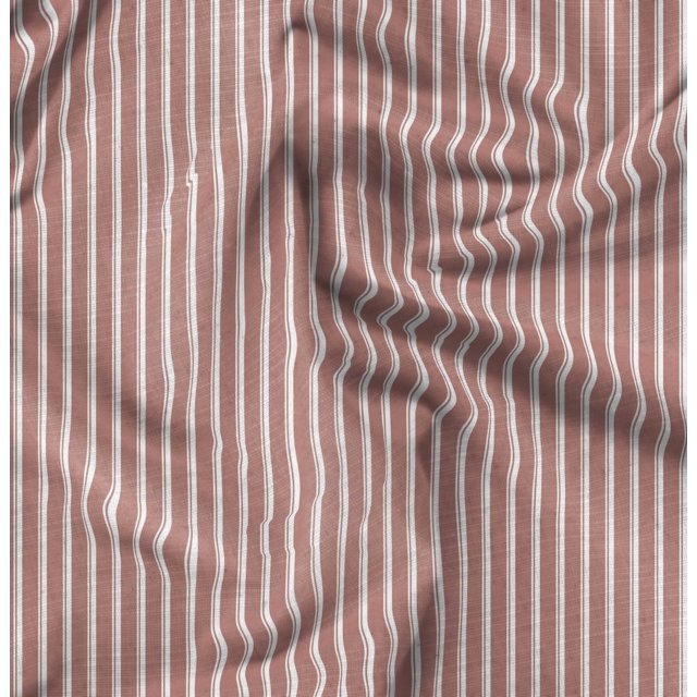 Soimoi Georgette Viscose Fabric Striped Stripe Print Fabric by Yard 42 Inch Wide