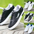 thumbnail image 4 of Espadrilles Ultra Légères en Cuir pour Hommes Mode Confortables Décontractées Chaussures de Course, 4 of 5