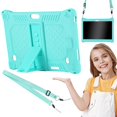thumbnail image 2 of Étui de Protection pour Tablette avec Support A, Étui pour 10 en Silicone avec Support, Étui de Protection Convivial et Résistant pour Tablette Android 10/ 10,1 Pouces, un Étui en Silicone, un Stylet Capacitif, 2 of 9