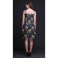 thumbnail image 2 of Bimba Robe Soleil Mini à Taille Smockée pour Femmes, Imprimée, Tenue de Fête d'Été pour les Vacances - Petit, 2 of 5