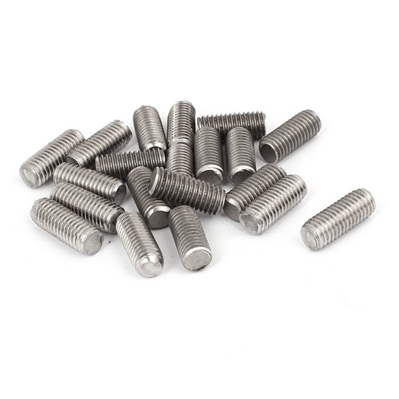Unique Bargains M8 x 20mm 1.25mm Pitch 304 Stainless Steel Fully Threaded Rods Hardware 20 Pcs