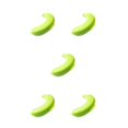 thumbnail image 3 of Shengyu Banana Storage Box Lovely Anti-extrusion Multifunctional Case Holder Takeaway Anti-squeezing Fresh-keeping Protector Green 5Set, 3 of 6
