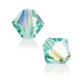 thumbnail image 2 of CHUANK 36-Pieces (6mm) Violet AB | Preciosa Crystal Glass Rondell Beads, 2 of 4