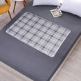 thumbnail image 2 of Feltree Extra-Large Washable Underpad, 60x40 Inch Waterproof Bed Pad with Non-Slip Back, Breathable Cotton Reusable Incontinence Pads for Seniors, Postpartum & Menstrual Care, 2 of 8