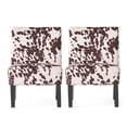 thumbnail image 2 of Velmero - CHAIR (two chairs),Brown-White, 2 of 12