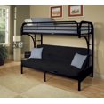 thumbnail image 3 of ACME Eclipse Twin over Full Futon Bunk Bed in Black, 3 of 4