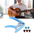 thumbnail image 4 of Guitar Capo Set, ABS Electric Guitar Capo  For Mandolin For Banjo Blue, 4 of 8