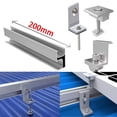 thumbnail image 3 of 30/35Mm Solar Panel Photovoltaic Bracket Mounting Rail Kit Pv Middle Clamp End Clamp Aluminium Profile Solar Module Roof Rail, 3 of 5