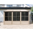 thumbnail image 1 of Gazebo Penguin Florence - Solarium mural 8 ft. x 12 ft. Toit d'acier dans le sable, 1 of 9