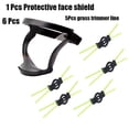 thumbnail image 1 of Full-Face Transparent Protection Mask with Adjustable Buckle - Reusable and Heat-Resistant Facial Shield for Safety in Work, Out, 1 of 6