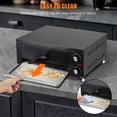 thumbnail image 4 of AKDSteel Pizza Oven Indoor Electric Countertop Commercial Pizza Maker, Stainless Steel Pizza Cooker Machine With Pizza Stone And Adjustable Timer/Temperature For Home Kitchen Or Food Truck, 4 of 7