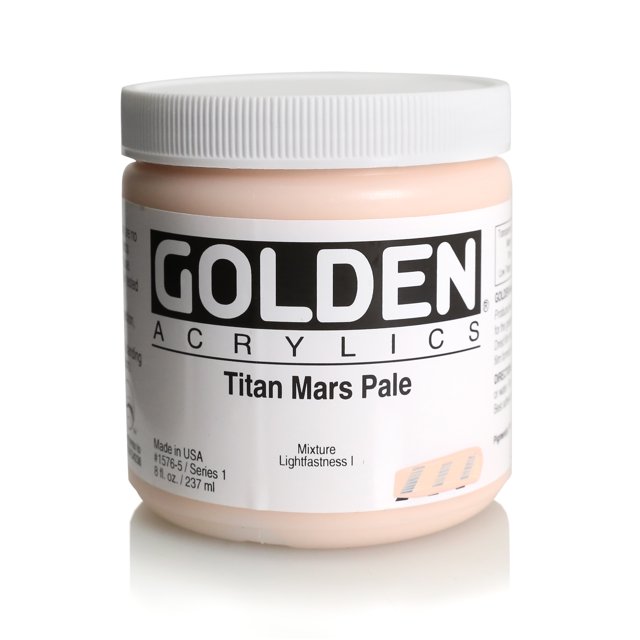 Golden Heavy Body Acrylic, 8 Oz., Titan Mars Pâle