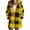 Yellow#plaid sweatshirts for women, variant on aohooy Womens Plaid Hoodie Jacket Oversized Sherpa Hoodies Jackets Fuzzy Fleece Zip Up Winter Long Sleeve Coats with Pockets Multicolor,M