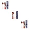 thumbnail image 4 of Maytalsory Set School Student Chopstick Fork Spoon Flatware with Storage Bag Type 1 3Set, 4 of 6