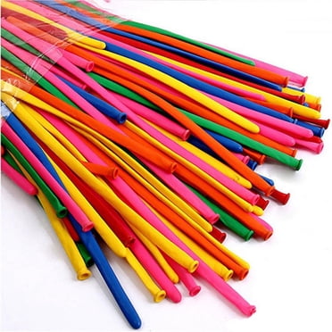 Greyghost 200 Pcs Ballons Torsadables en Latex - Longs Ballons en Latex de Modelage d'Animaux pour Décorations de Fête, d'Anniversaire, de Clowns et de Mariage en Forme d'Animaux