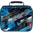 thumbnail image 1 of Thermos Kids Reuseable Insulated Lunch Box, Tire Tracks, 1 of 1