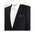thumbnail image 4 of INSPIRE CHIC Men's Pocket Squares Pre Folded Triangles On Card Suit Handkerchief Navy Blue One Size, 4 of 4