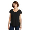 thumbnail image 1 of Discontinued District &174; Femmes Drapey Cross-Back Tee. Dm416 S Noir, 1 of 1