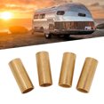thumbnail image 4 of <p>Leaf Spring Bushinges, Rustproof Bushing Kit Wear  Accurate 9/16in ID 1-3/4in 4pcs  For Double Eye Springs Equalizers</p>, 4 of 7