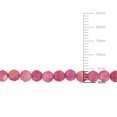 thumbnail image 3 of Miabella 17ct TGW Pink Tourmaline Bead Necklace in Rose Plated Sterling Silver, 3 of 4