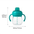 thumbnail image 4 of Oxo Tot Transitions Soft Spout Sippy Cup with Removable Handles - 6 ounces - Blossom, 4 of 4