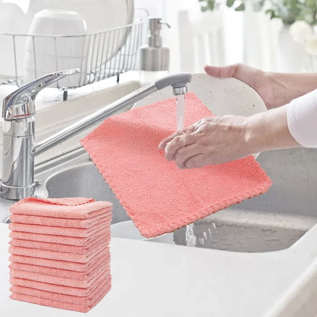 RXIRUCGD Velvet Absorbent Towel Towel Towel Kitchen Supplies Towel Hand Towel Table Cleaning Cloth