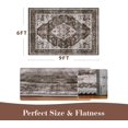 thumbnail image 2 of -Area Rug X Rugs for Living Room- Machine Washable Rug-Soft Living Room Rug-Vintage Non Slip Carpet-Rugs for Bedrooms Dining Room Living Room Office, 2 of 7