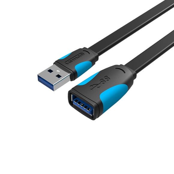 yeacher High-Speed USB 3.0 Extension Cable with Signal Booster, 1.5m Black, Universal Compatibility for UHD Data Transfer, Durable Design for USB Devices