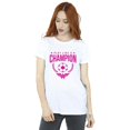 thumbnail image 2 of DC Comics Womens Wonder Woman Play Like A Champion Cotton Boyfriend T-Shirt, 2 of 3