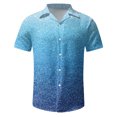 thumbnail image 1 of Cathalem Chemise Vintage de Jeu de Quilles pour Hommes Été Décontractée Extensible Non Rentrée, Bleu Ciel TTTG, 1 of 2