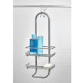 thumbnail image 2 of InterDesign Classico Hanging Shower Caddy - Bathroom Storage Shelves for Shampoo, Conditioner and Soap, Silver, 2 of 6