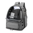 thumbnail image 2 of GROWTH TANK Cat Carrier Backpack for Cat & Small Dog Portable Transparent for Hiking Grey, 2 of 4